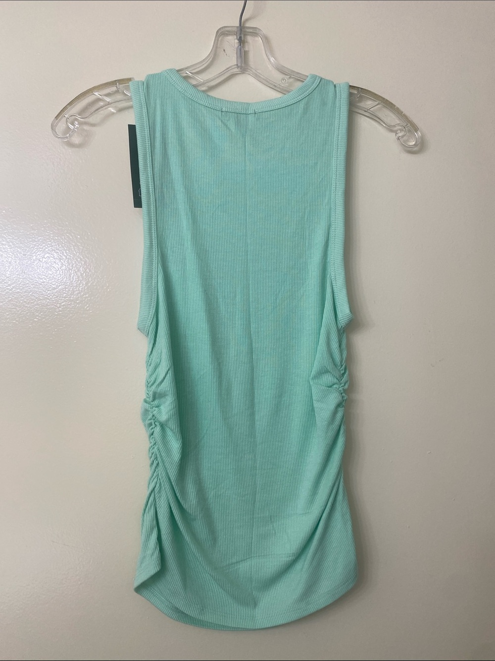wild fable Light Green Shell Ruched Tank Top - Picture 4 of 5